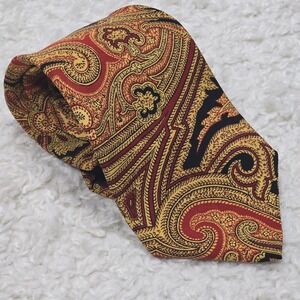 Vintage Polo Ralph Lauren Tie Mens Paisley Silk Made in USA Preppy Office